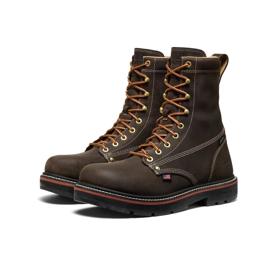 Men's Liberty 8" Waterproof 90° Heel Boot (Carbon Toe)